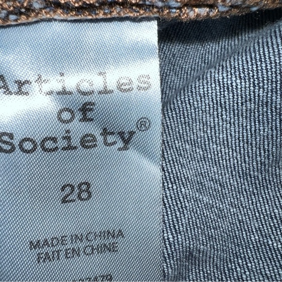 Articles of Society Dark Denim Jeans Size 28 - Picture 9 of 10